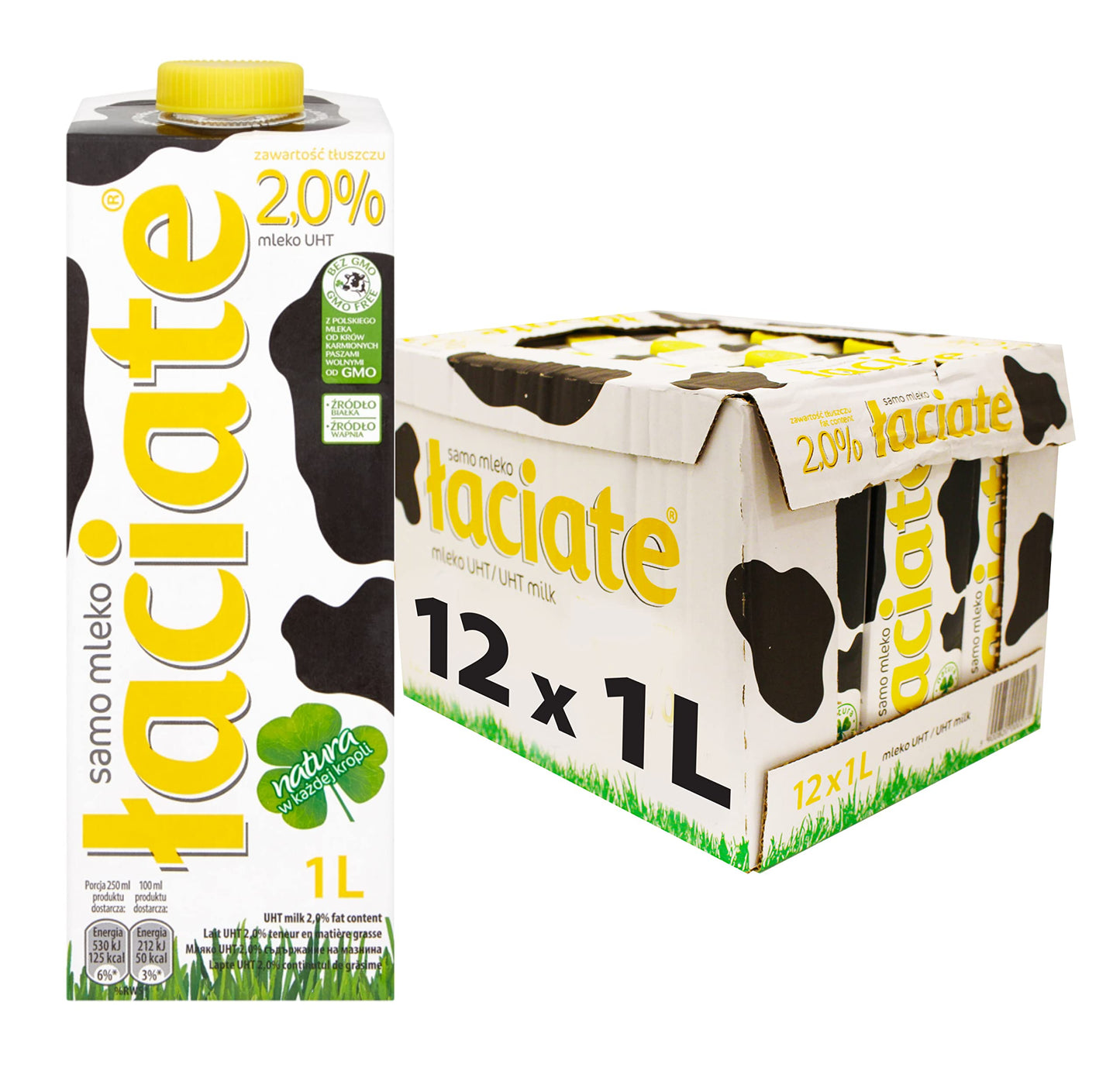 Mleko Łaciate 2% 12szt