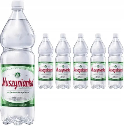 Muszynianka woda mineralna niegazowana 1,5 l (zgrzewka 6 szt.)