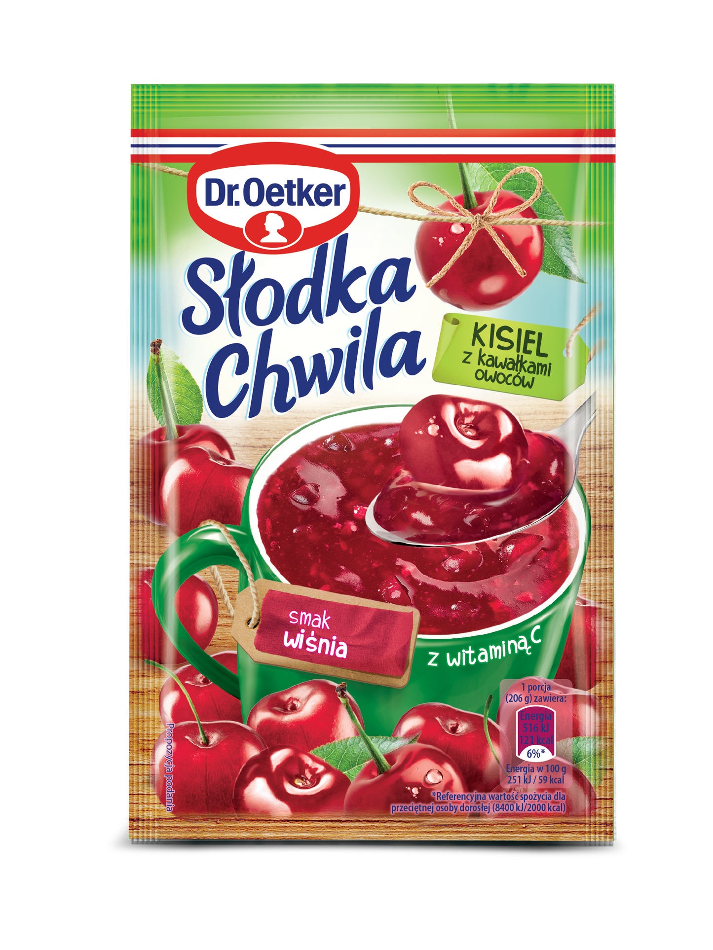 Kisiel Słodka Chwila wiśniowy 30g (opakowanie 35 szt.)