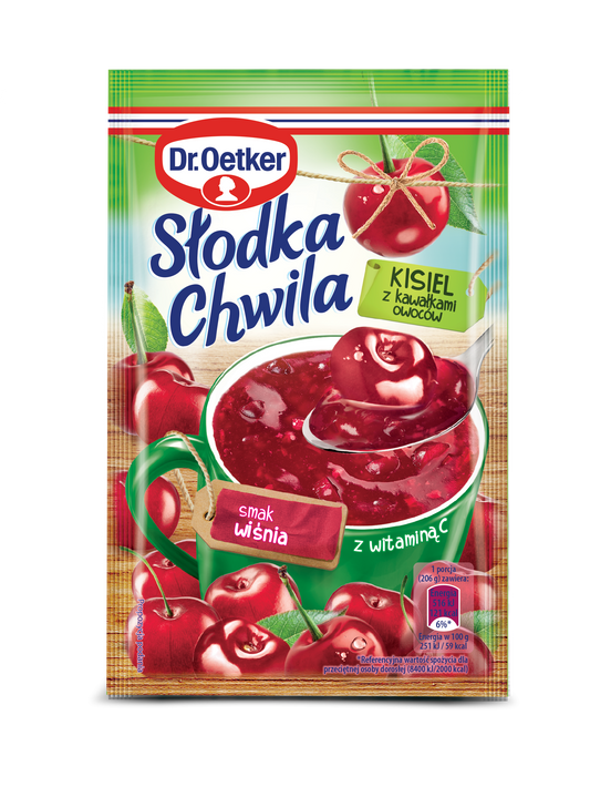 Kisiel Słodka Chwila wiśniowy 30g (opakowanie 35 szt.)