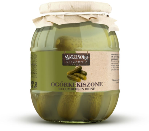 Ogórki kiszone 850g