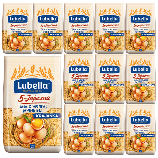Makaron 5-jajeczny krajanka 400g (opak. 12 szt.)
